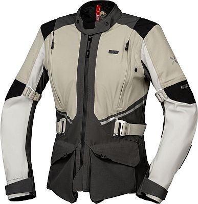 IXS Tourster-STX 1.0, Textiljacke wasserdicht Damen - Grau/Dunkelgrau/Hellgrau - M von IXS