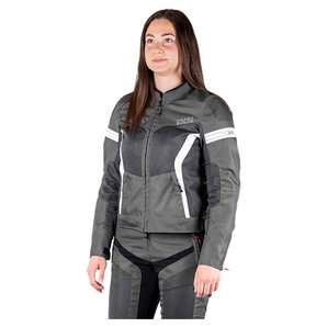 IXS Trigonis-Air Damen Textiljacke Schwarz Weiss von IXS