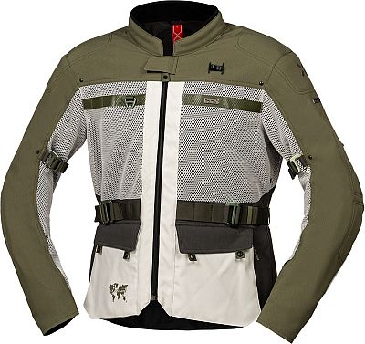 IXS Venture-BigAir 1.0, Textiljacke - Oliv/Hellgrau/Schwarz - XXL von IXS