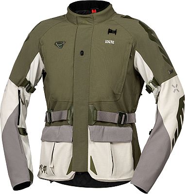 IXS Venture-STX 1.0, Textiljacke wasserdicht - Oliv/Hellgrau/Grau - XXL IXS Venture-STX 1.0, Textiljacke wasserdicht - Oliv/Hellgrau/Grau - XXL von IXS
