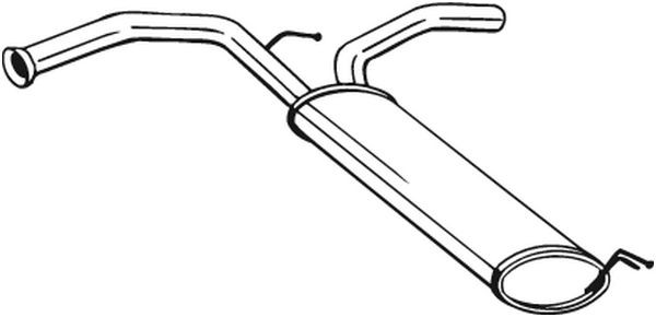 IZAWIT Endschalldämpfer PEUGEOT,TOYOTA,CITROËN 28.062 174300Q012,1730H0 Endtopf,Auspuff Endtopf,Nachschalldämpfer,ESD von IZAWIT
