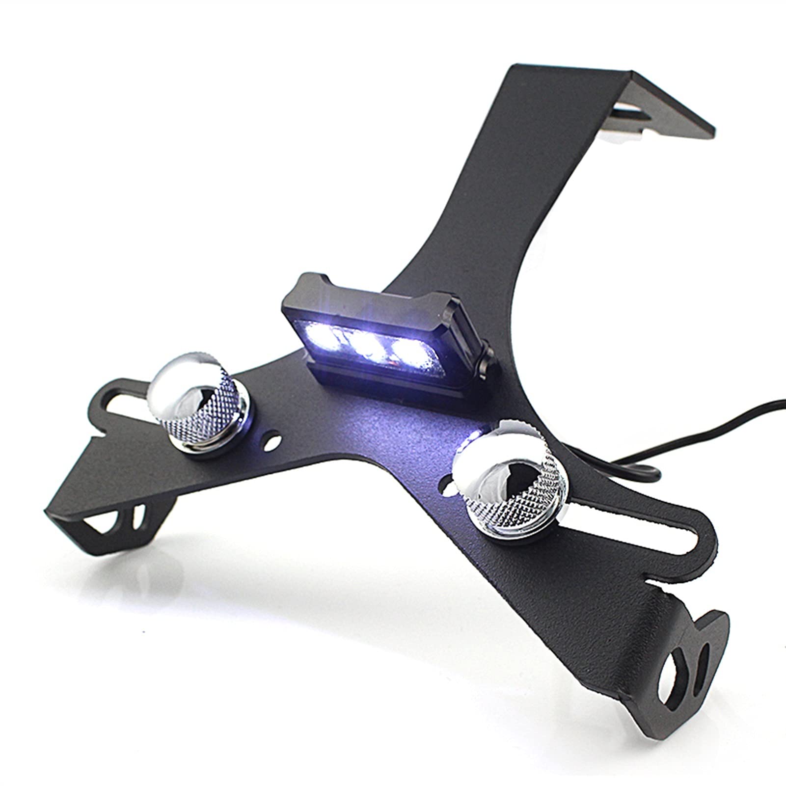 Motorrad-Nummernschild-Halter, Kotflügel-Eliminator, Kennzeichenhalter, Kennzeichenhalter, mit Licht, passend für Ducati 848 1098 1198 1098R 1098S Motorradkennzeichenhalter von IZHAOGJING