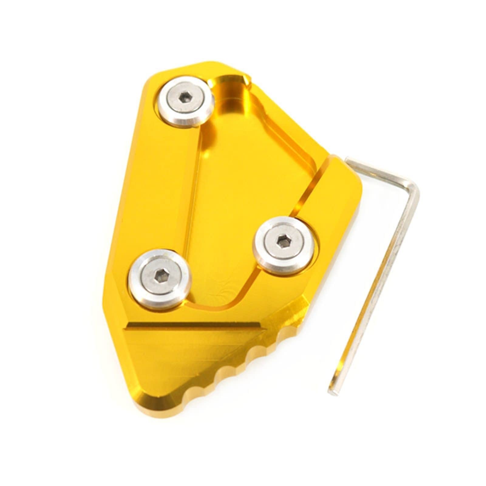 Motorrad SeitenstäNder,SeitenstäNder Verbreiterung FIT AUF Suzuki GSXR1000 GSX-R1000 GSXR 1000 GSX R1000 2009-2016 Motorrad CNC Kickstand Foot Side-Stand-Verlängerungsstützplatten-Pad(Gold) von IZHAOGJING