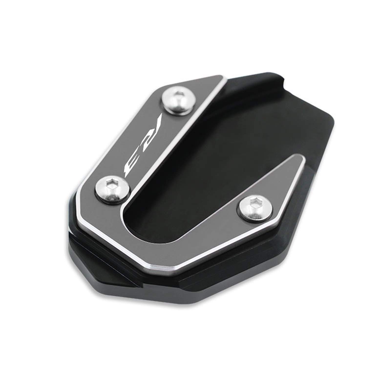 Motorrad SeitenstäNder,SeitenstäNder Verbreiterung Fit for MT-03 MT 03 MT03 MT-25 R3 R25 Motorrad CNC Kickstand Fuß Seite Stehen Verlängerung Pad Unterstützung Platte vergrößern(R3 TI) von IZHAOGJING