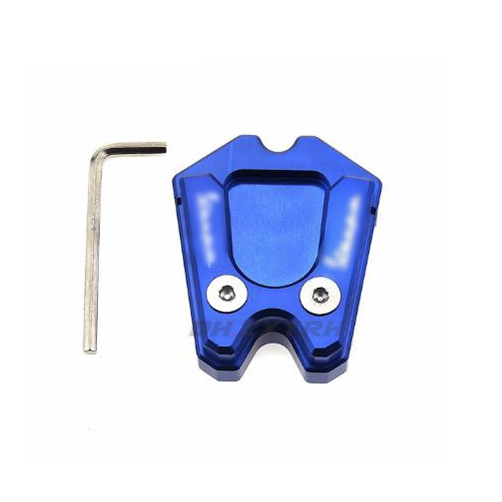 Motorrad SeitenstäNder,SeitenstäNder Verbreiterung Motorrad Kickstand Erweiterungsplatte Fußsseitenständer Vergrößern Pad(Blue) von IZHAOGJING