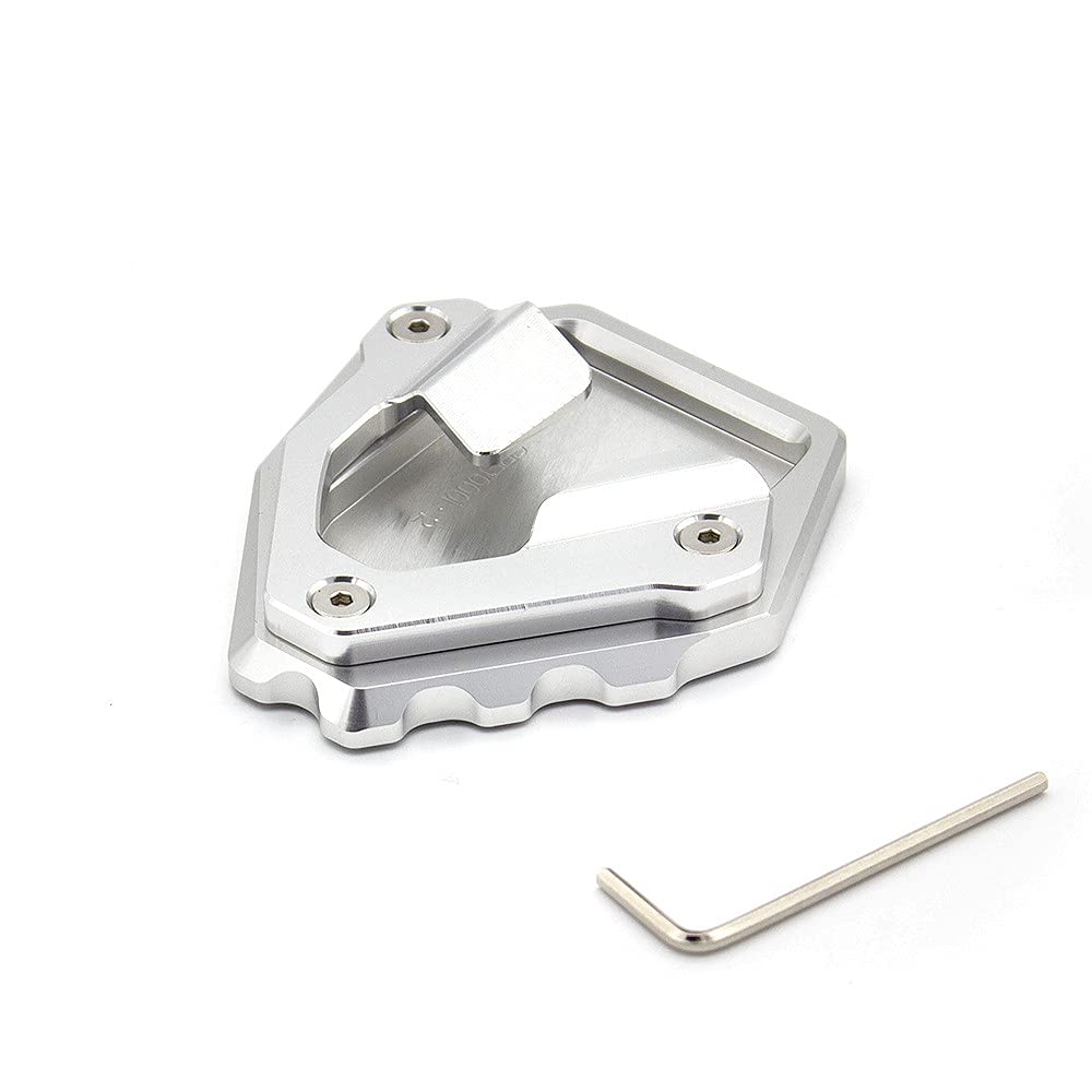 Motorrad SeitenstäNder,SeitenstäNder Verbreiterung Motorrad Kickstand Seitenständer Verlängerung Vergrößerung Pad Plate Fit Gebrauch Passend für Honda CRF1000L Afrika Twin 2016-2019 2018 2017(Silver) Motorrad SeitenstäNder,SeitenstäNder Verbreiterung Motorrad Kickstand Seitenständer Verlängerung Vergrößerung Pad Plate Fit Gebrauch Passend für Honda CRF1000L Afrika Twin 2016-2019 2018 2017(Silver) von IZHAOGJING