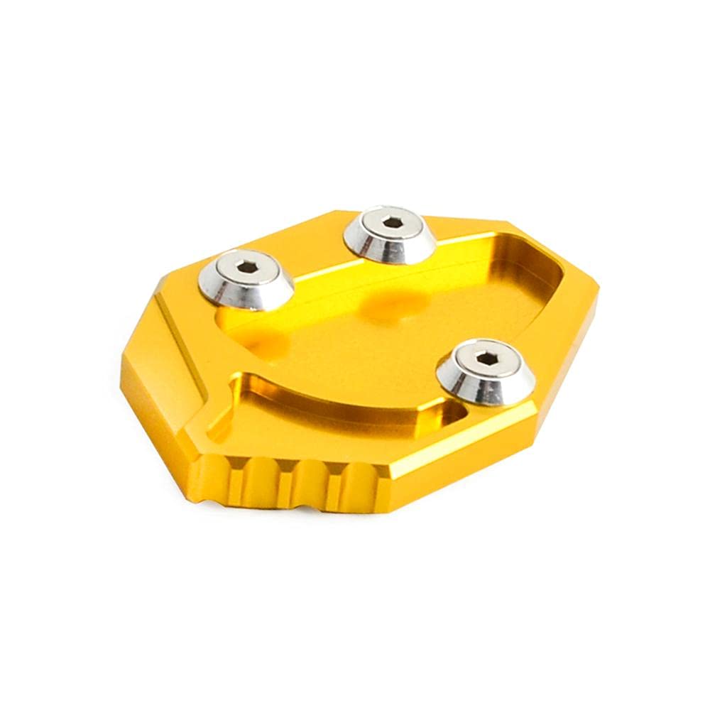 Motorrad SeitenstäNder,SeitenstäNder Verbreiterung Motorrad Kickstand Seitenständer größere Plattenkissen Exavillationsfit Passend für for GTR1400 Ninja ZX14R ZX14 ZZR1400 Concoures 14 Zubehör(Gold) Motorrad SeitenstäNder,SeitenstäNder Verbreiterung Motorrad Kickstand Seitenständer größere Plattenkissen Exavillationsfit Passend für for GTR1400 Ninja ZX14R ZX14 ZZR1400 Concoures 14 Zubehör(Gold) von IZHAOGJING