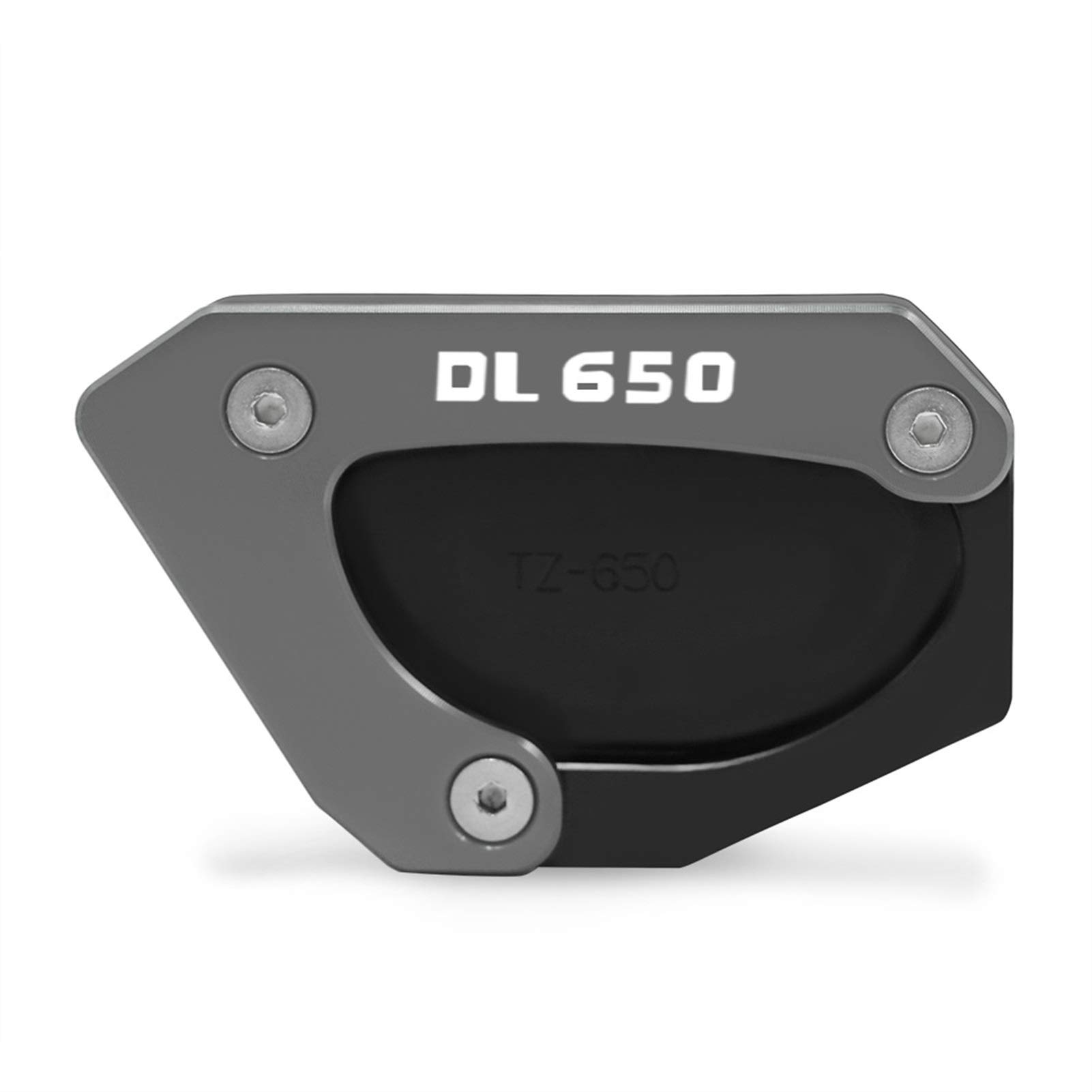 Motorrad SeitenstäNder,SeitenstäNder Verbreiterung for Suzuki 650 Motorrad CNC-Ständer Fuß Seitenständer Verlängerung Belagträgerplatte Vergrößern(DL650 TI) von IZHAOGJING