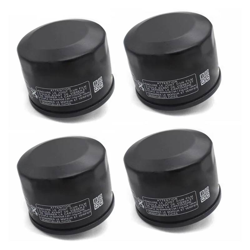 Motorrad Ölfilter for ATV YFM700 YFM700K Kodiak 700 4WD EPS Hunter SE 2016-2018 YFM 700 YFM700KPS YFM700KPX YFM700KPH(4pc) von IZIWDORW