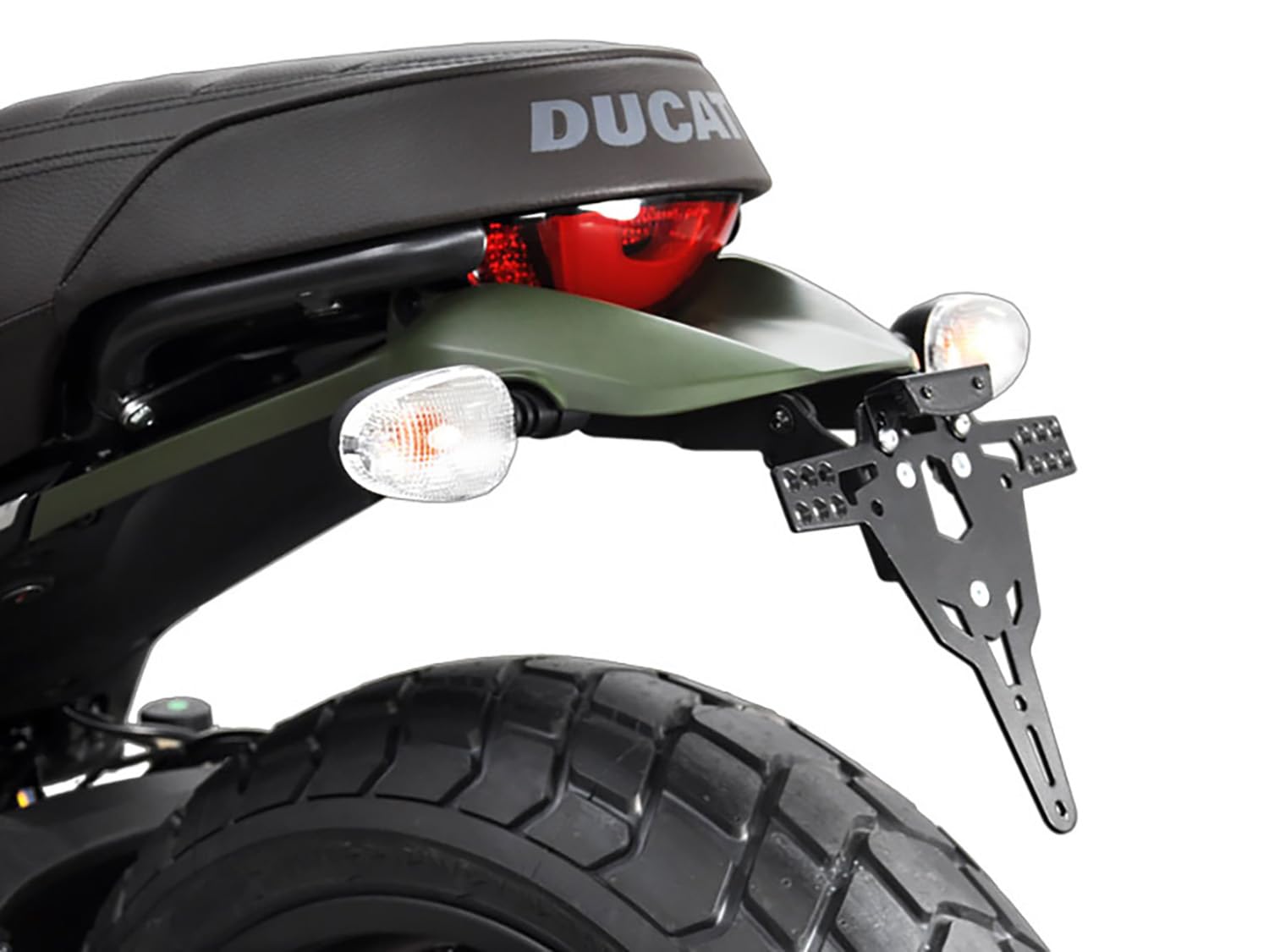 Ducati Scrambler 800 BJ 2015-17 Kennzeichenhalter Kennzeichenträger Nummernschild Halter/Halteplatte IBEX Pro von IBEX-Pro