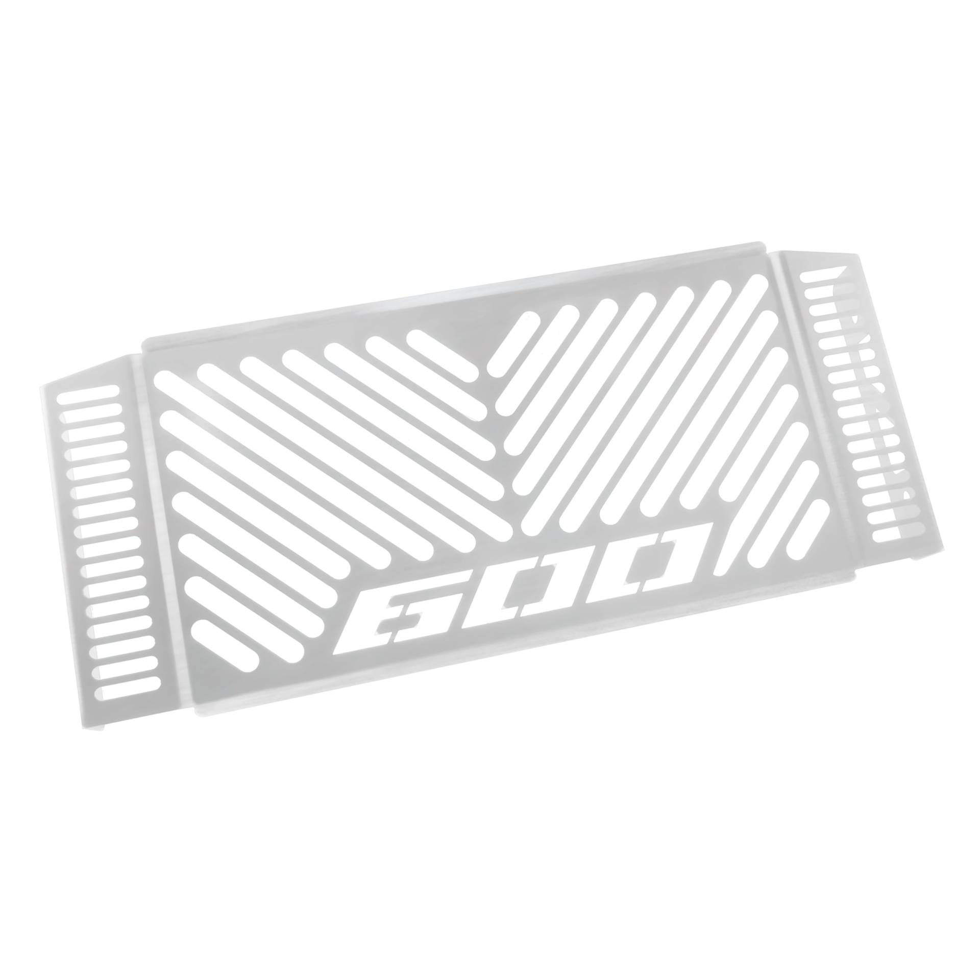 IBEX 10001760 Kühlerabdeckung Wasserkühler Kühlergrill Kühlerschutz Kühlergitter Kühlerschutzgitter Kühlerverkleidung Design Logo silber von Jlwiy