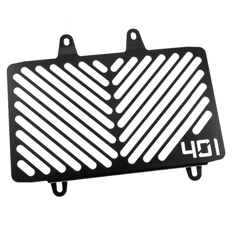 ZIEGER Motorrad Kühlerabdeckung kompatibel mit: Husqvarna Vitpilen 401 Logo schwarz von IBEX