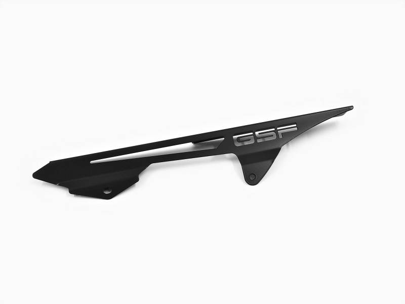 kompatibel mit: Suzuki GSF 600 / S BJ 2000-04 / GSF 650 / S BJ 2005-16 Bandit Kettenschutz Kettenabschirmung Logo schwarz IBEX von PGONA