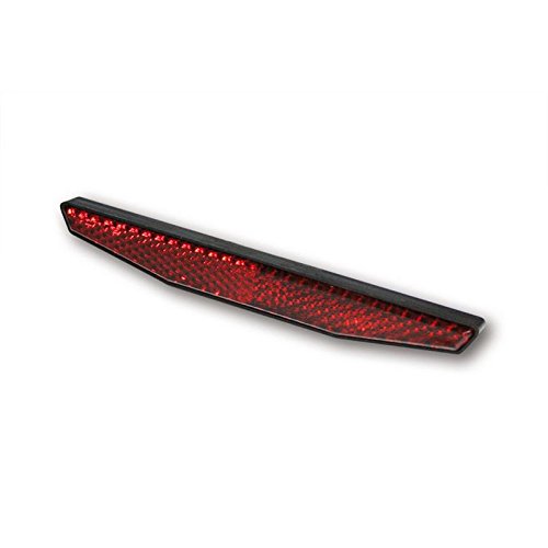 Universal Motorrad SHIN YO Rückstrahler selbstklebend rot 18 x 125 mm von Homry