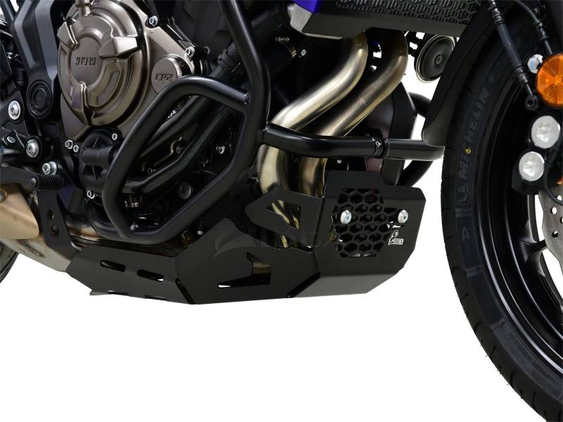 Yamaha MT-07 MT07 Tracer BJ 2016-18 Motorschutz Unterfahrschutz Bugspoiler schwarz von IBEX