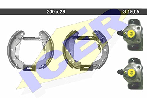 ICER 79KT0037 C Bremsbacken und Zubehör von Icer