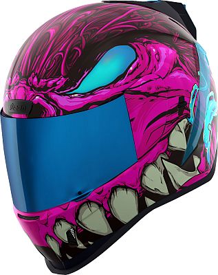 Icon Airform Mips Manik’RR, Integralhelm - Pink/Blau/Schwarz - M von Icon