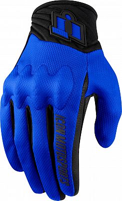 Icon Anthem 2, Handschuhe - Blau/Schwarz - M von Icon