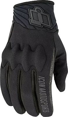 Icon Anthem 3, Handschuhe - Schwarz/Schwarz - 3XL von Icon