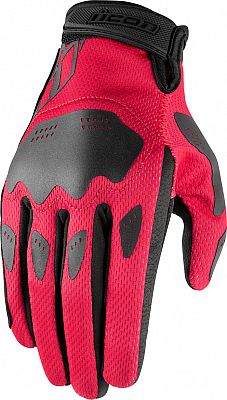 Icon Hooligan, Handschuhe Damen - Pink/Schwarz - XL von Icon