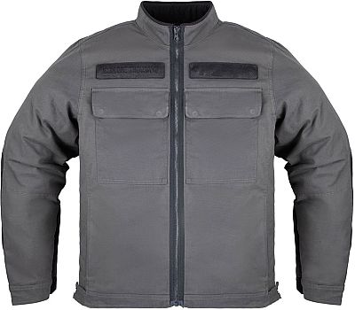 Icon Mototanker, Textiljacke - Grau - M von Icon