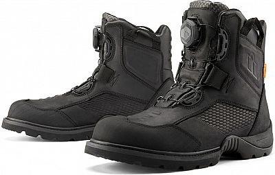 Icon Stormhawk, Stiefel wasserdicht - Schwarz - 9 US von Icon