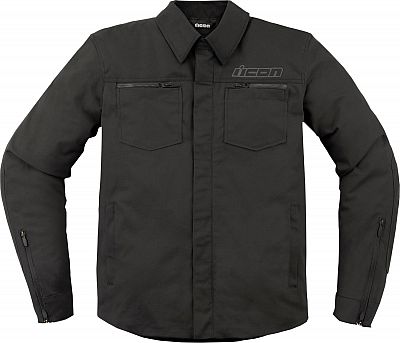 Icon Upstate Canvas, Textiljacke - Schwarz - M von Icon