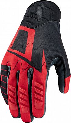 Icon Wireform, Handschuhe - Schwarz/Rot - S von Icon