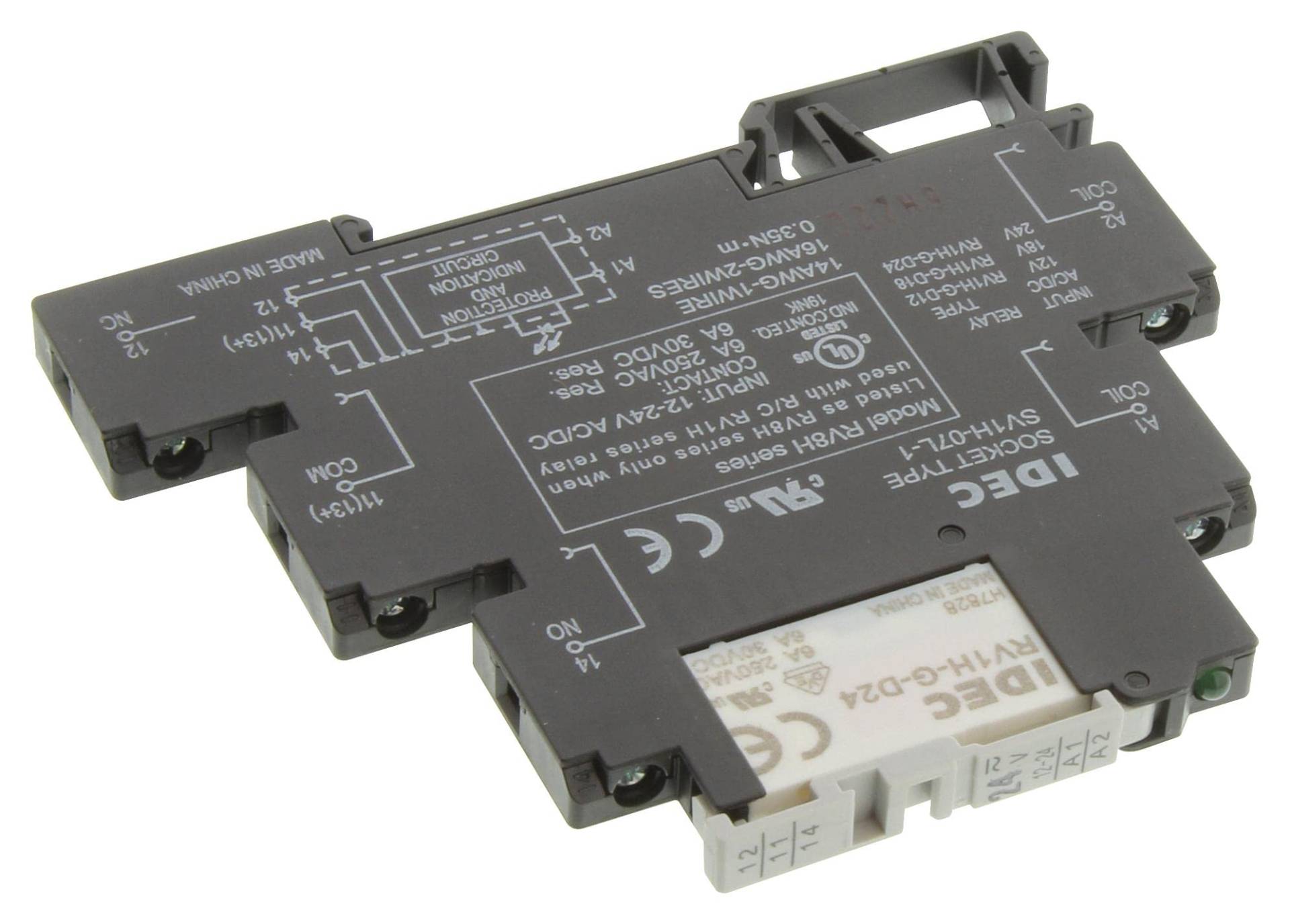 Relais Gen Zweck: SPDT 6 A, 24 V Relais Gen Zweck: SPDT 6 A, 24 V von Idec