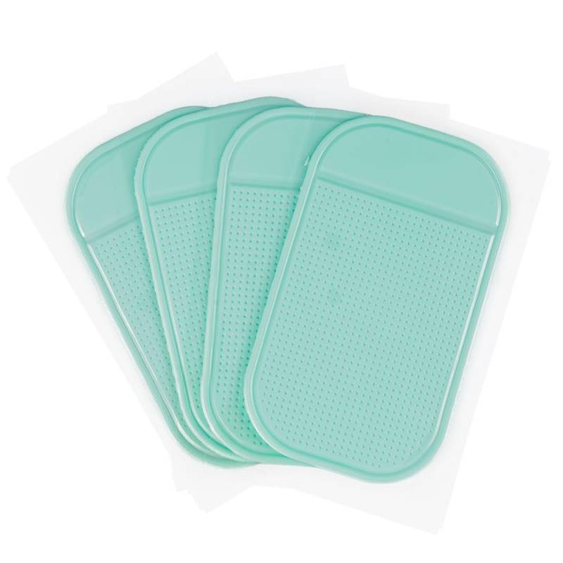 Ideen mit Herz | Anti-Rutsch-Unterlagen | Antirutschmatte für das Auto | Armaturenbrett | Klebematte für Handy, Schlüssel, Karten | 14,2 cm x 8,3 cm | 4 Stück von Ideen mit Herz