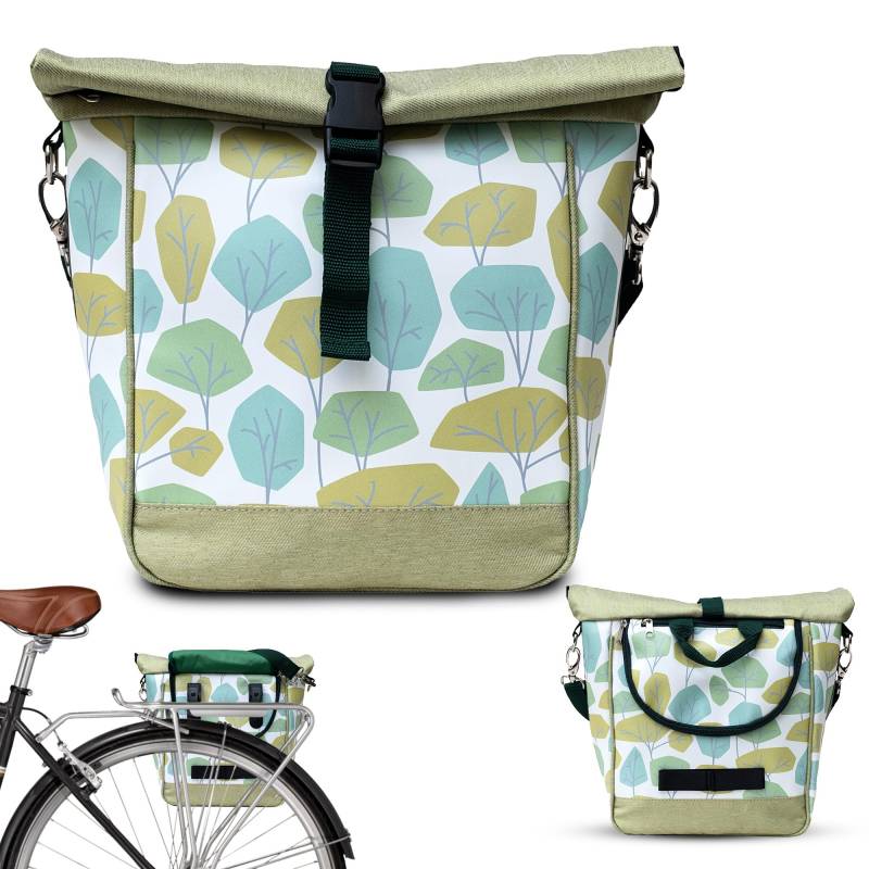 Ikuri Kleine Fahrradtasche 20-26’’ für Kinder Falträder Klappräder aus Plane mit Umhängegurt – Modell Bosque von Ikuri