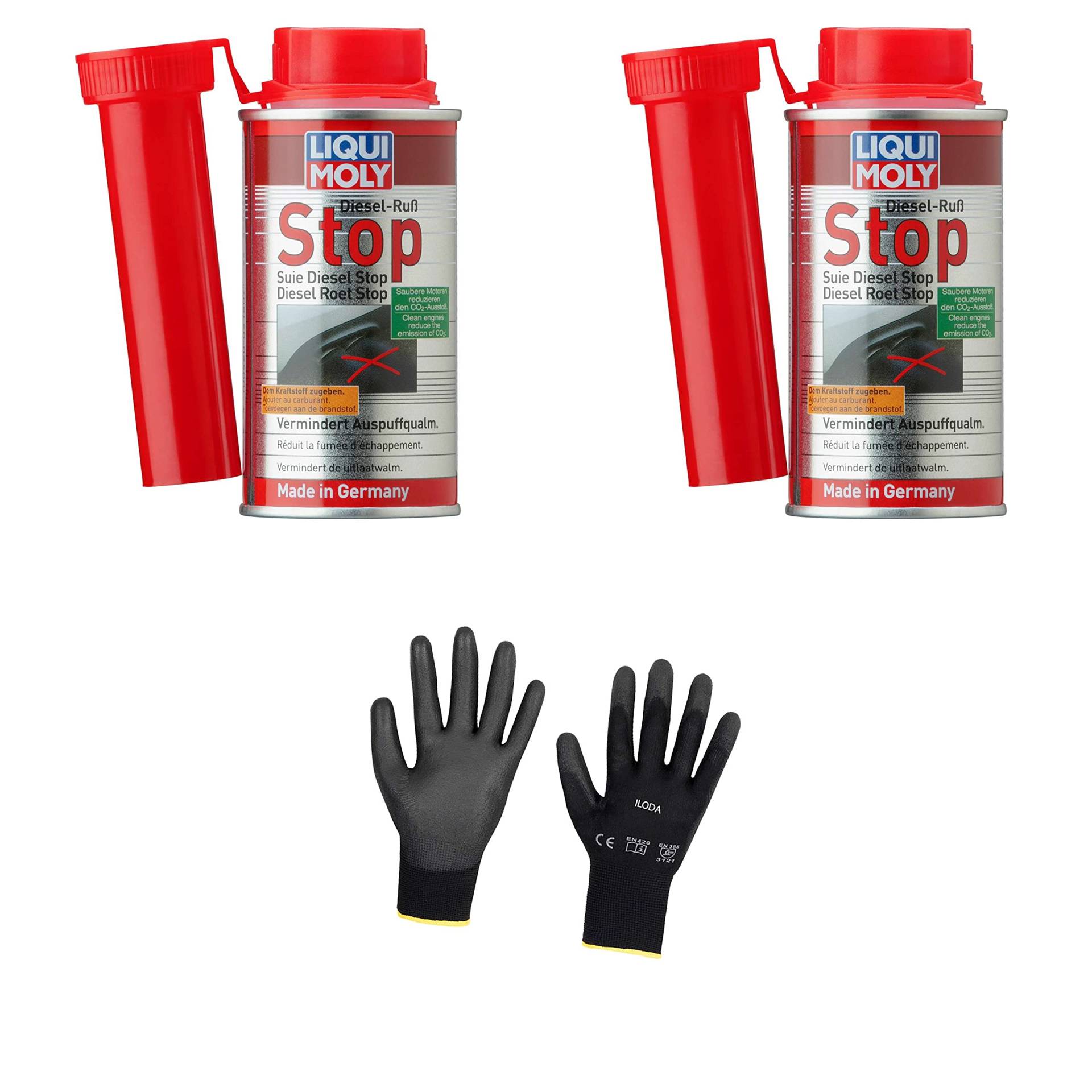 Iloda 2xOriginal Liqui Moly 150ml Diesel Ruß-Stop 5180 Schutzhandschuhe Iloda 2xOriginal Liqui Moly 150ml Diesel Ruß-Stop 5180 Schutzhandschuhe von Iloda