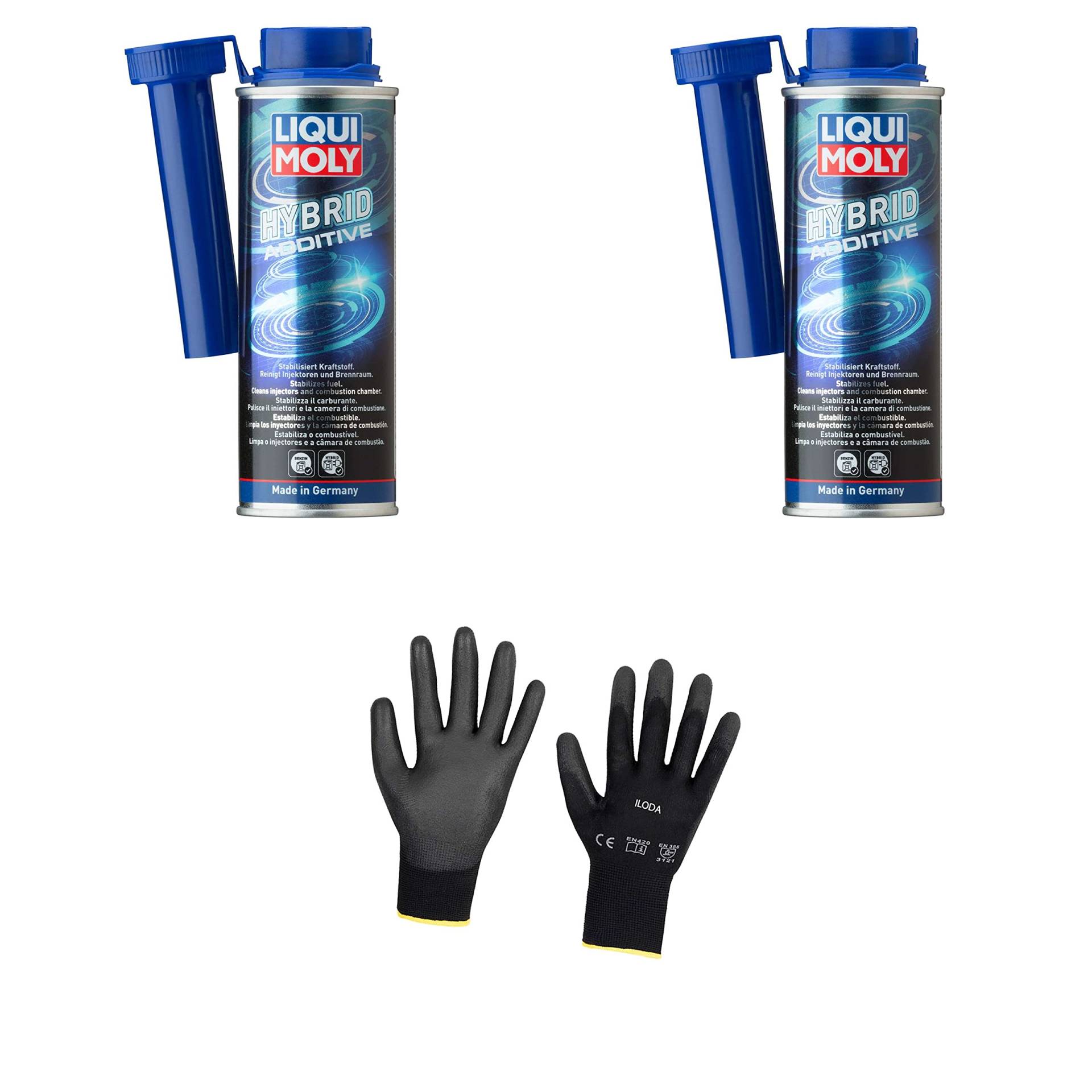 Iloda 2xOriginal Liqui Moly 250ml Hybride Additive Hybrid Additiv 1001 Schutzhandschuhe Iloda 2xOriginal Liqui Moly 250ml Hybride Additive Hybrid Additiv 1001 Schutzhandschuhe von Iloda