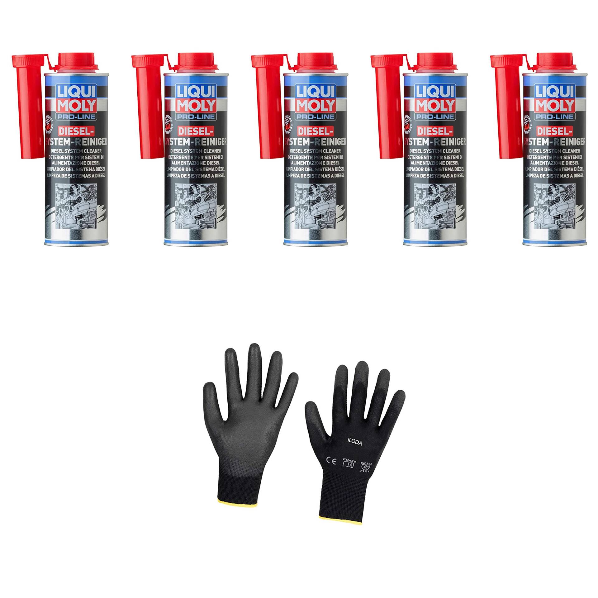 Iloda 5xOriginal Liqui Moly 500ml Pro-Line Diesel System Reiniger Cleaner 5156 Schutzhandschuhe Iloda 5xOriginal Liqui Moly 500ml Pro-Line Diesel System Reiniger Cleaner 5156 Schutzhandschuhe von Iloda