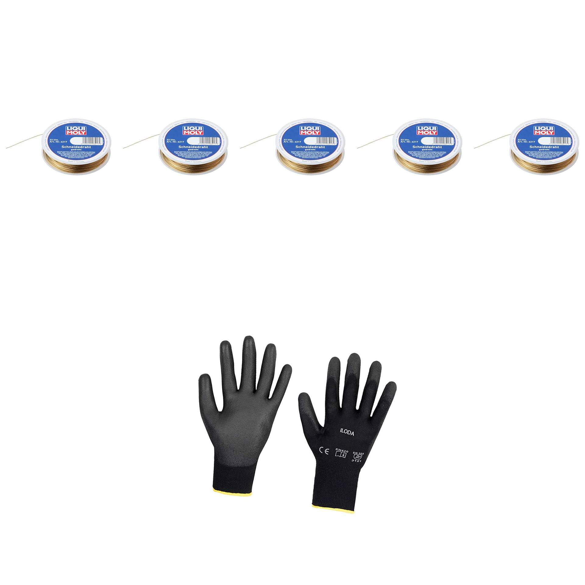 Iloda 5xOriginal Liqui Moly Schneidedraht gedreht 6217 Schutzhandschuhe Iloda 5xOriginal Liqui Moly Schneidedraht gedreht 6217 Schutzhandschuhe von Iloda