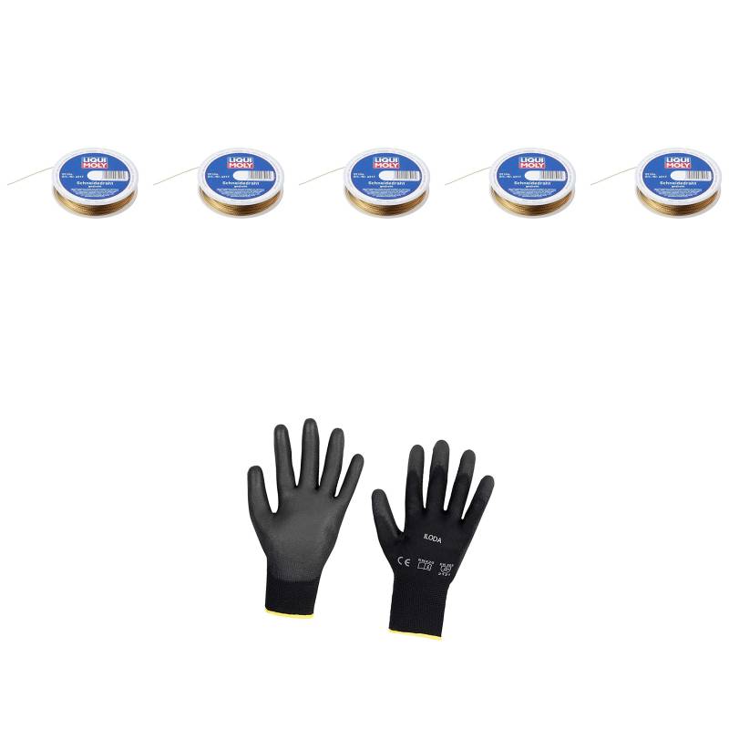 Iloda 5xOriginal Liqui Moly Schneidedraht gedreht 6217 Schutzhandschuhe von Iloda