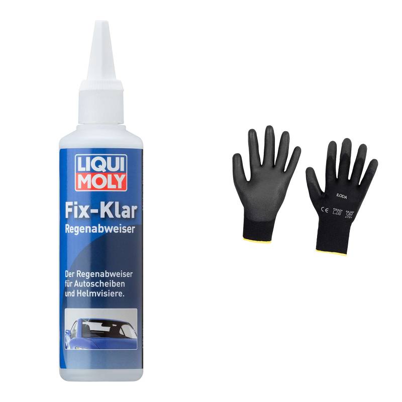 Iloda Original Liqui Moly 125ml Fix-Klar Regenabweiser 1590 Schutzhandschuhe von Iloda