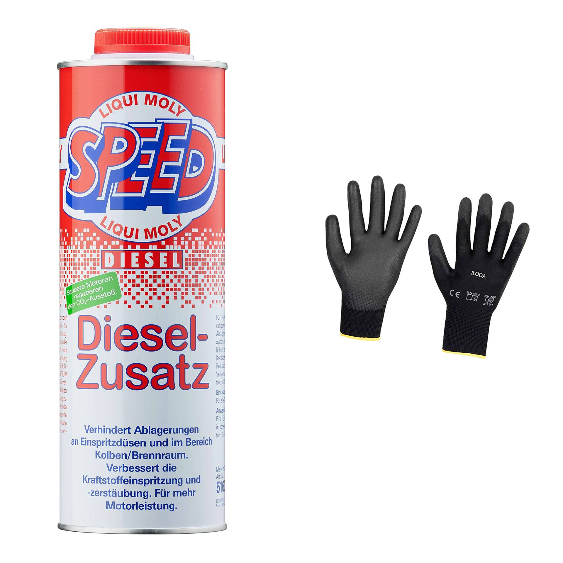 Iloda Original Liqui Moly 1l Speed Diesel-Zusatz 5160 Schutzhandschuhe Iloda Original Liqui Moly 1l Speed Diesel-Zusatz 5160 Schutzhandschuhe von Iloda
