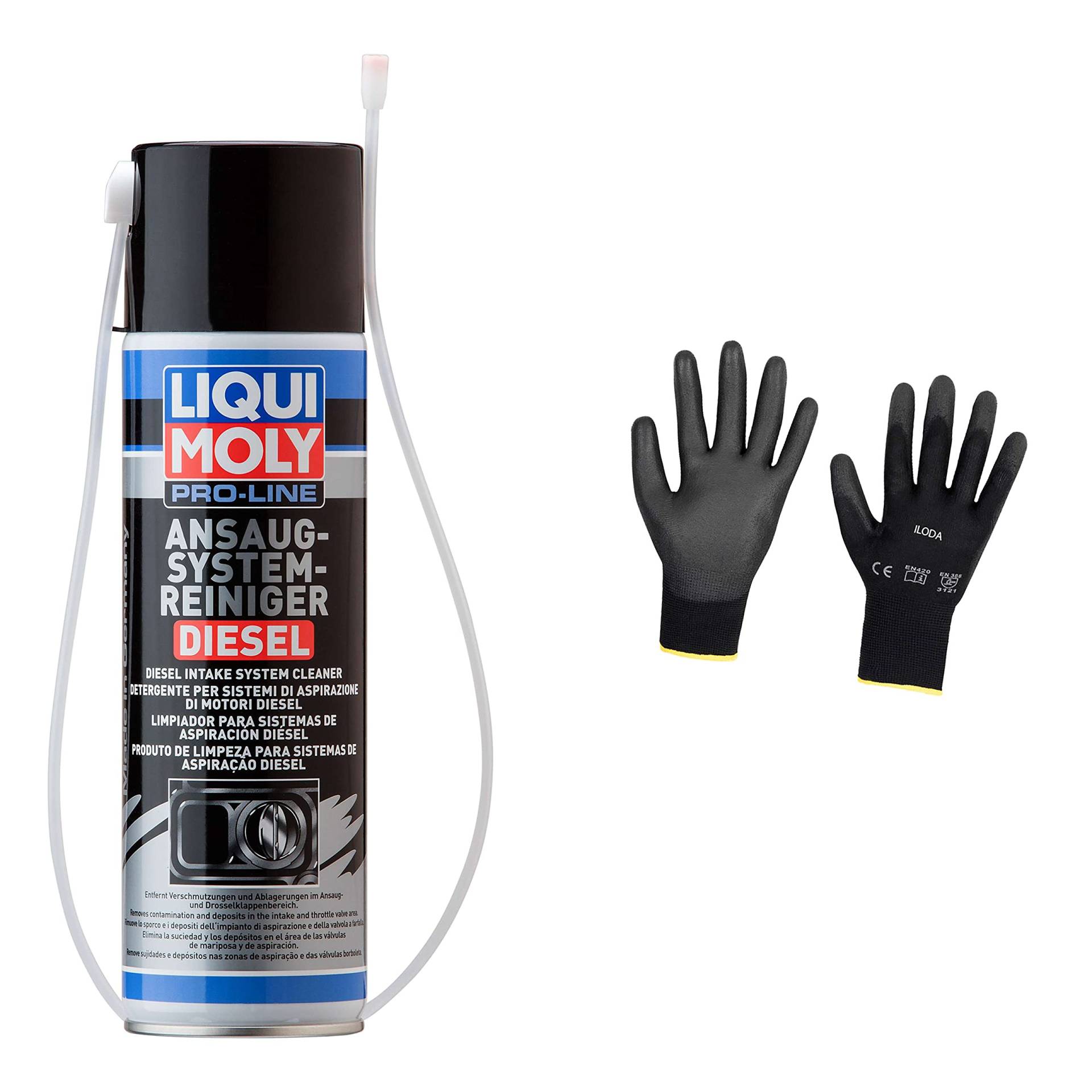 Iloda Original Liqui Moly 400ml Pro-Line Ansaugsystemreiniger Cleaner Diesel 5168 Schutzhandschuhe Iloda Original Liqui Moly 400ml Pro-Line Ansaugsystemreiniger Cleaner Diesel 5168 Schutzhandschuhe von Iloda
