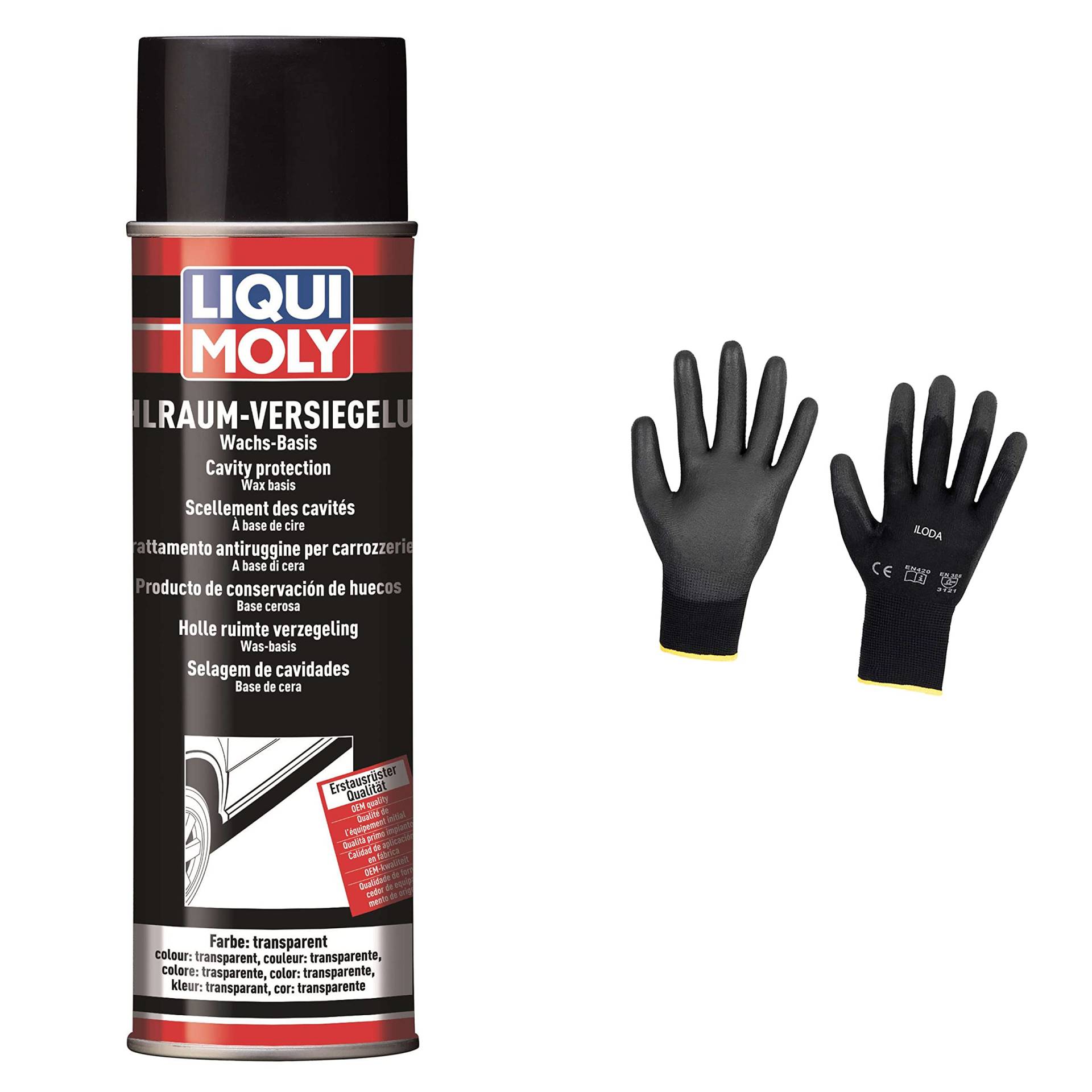 Iloda Original Liqui Moly 500ml Hohlraumversiegelung transparent 6115 Schutzhandschuhe Iloda Original Liqui Moly 500ml Hohlraumversiegelung transparent 6115 Schutzhandschuhe von Iloda