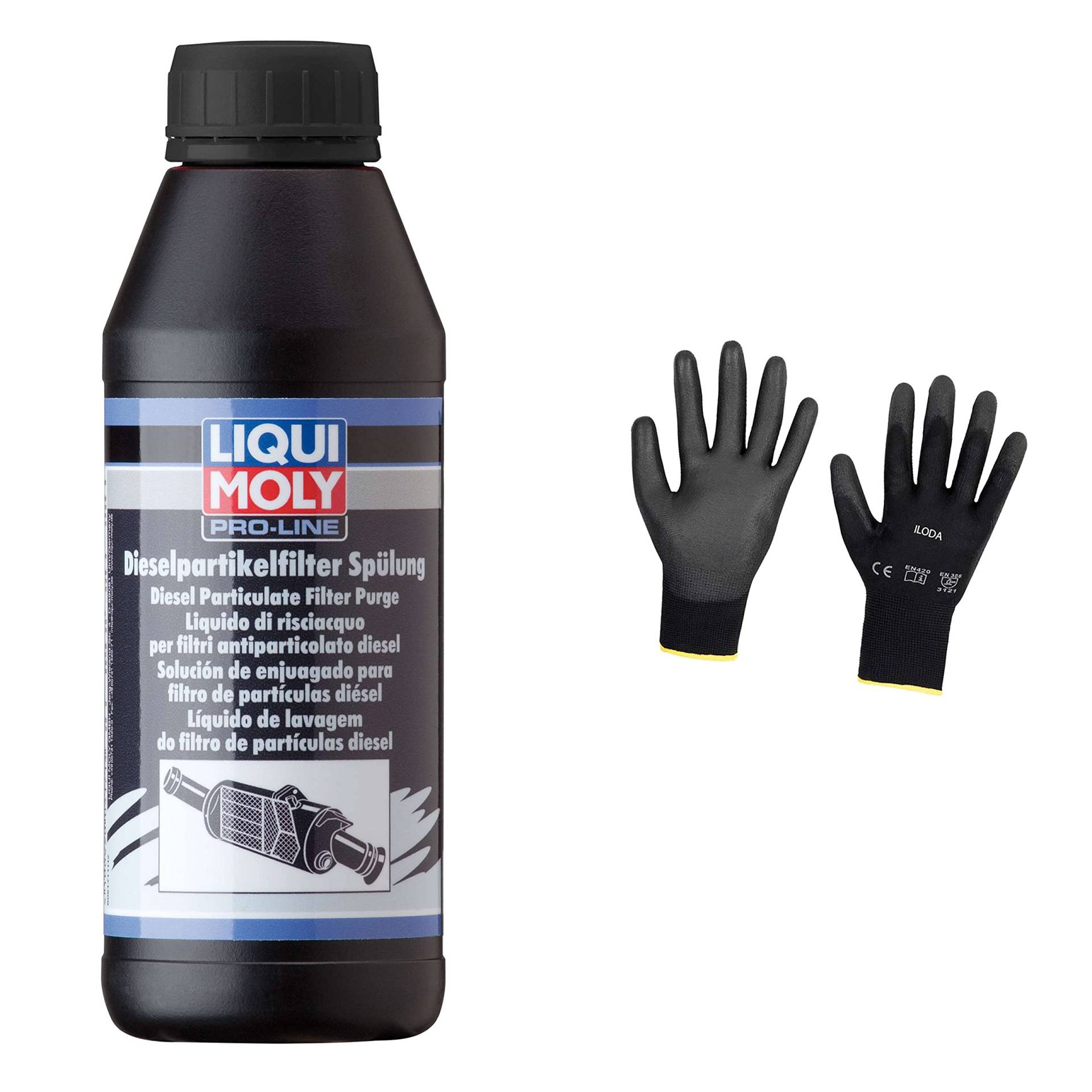 Iloda Original Liqui Moly 500ml Pro-Line Dieselpartikelfilterspülung 5171 Schutzhandschuhe Iloda Original Liqui Moly 500ml Pro-Line Dieselpartikelfilterspülung 5171 Schutzhandschuhe von Iloda