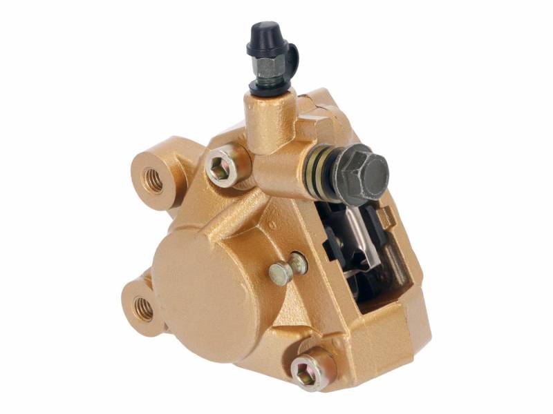 Bremssattel vorn Gold für Aerox, Nitro, Runner, Speedfight von Import