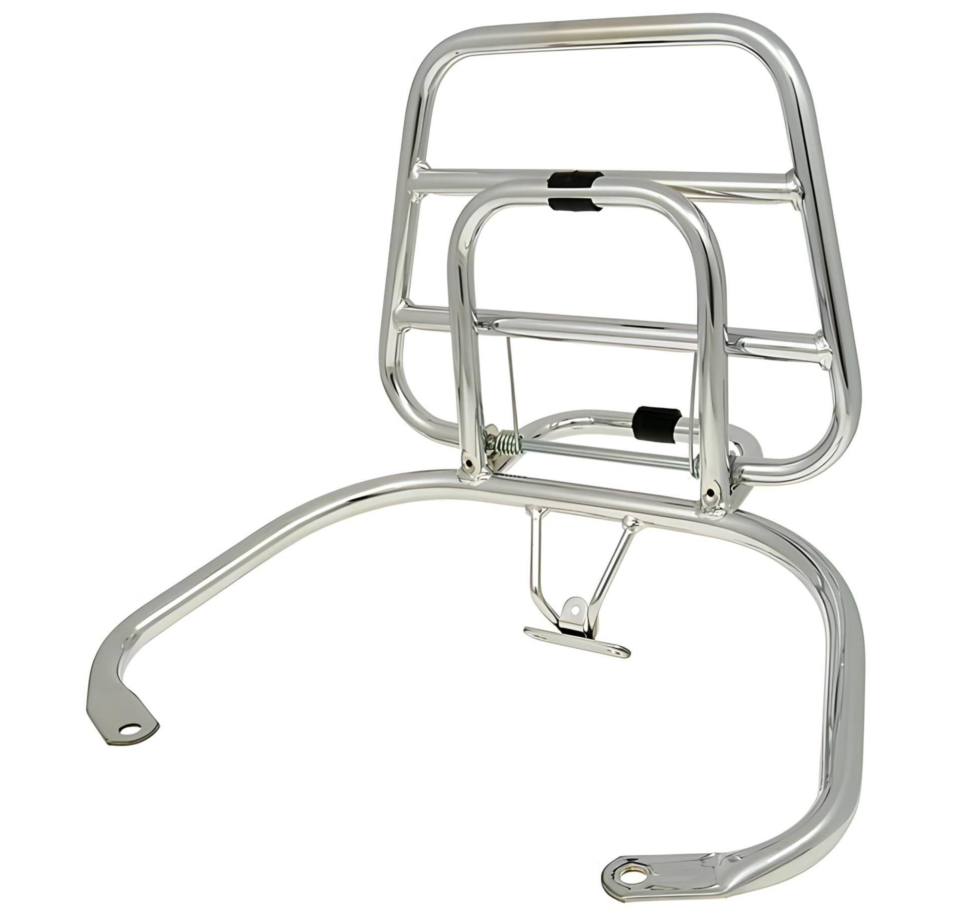 Top Case Träger/Gepäckträger klappbar Chrom für Vespa LX, LXV Touring Top Case Träger/Gepäckträger klappbar Chrom für Vespa LX, LXV Touring von Import