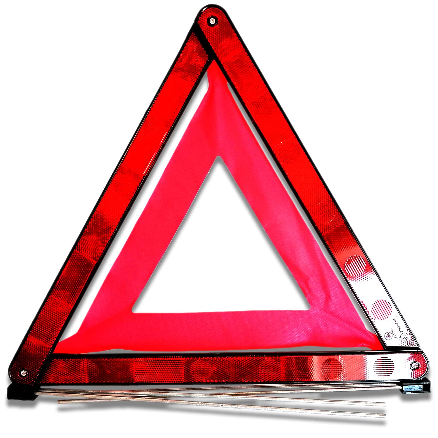 Impulse Innovation Warndreieck Euro kompakt Notfall Unfall Warn Tafel Dreieck Reflektor von Impulse Innovation