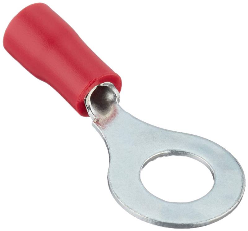 In Phase Car Audio Linx LR6RT Ringkabelschuh, Rot, 6,3 mm, 4 Stück von In Phase