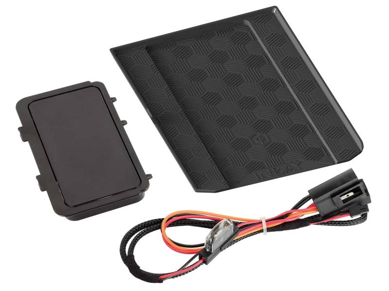 INBAY 10W Handyhalterung Auto Ablagefach Induktiv/Kabellos passend für VW Polo (AW), Taigo (CS) - Autohalterung Zubehör Innenraum - Qi von Inbay