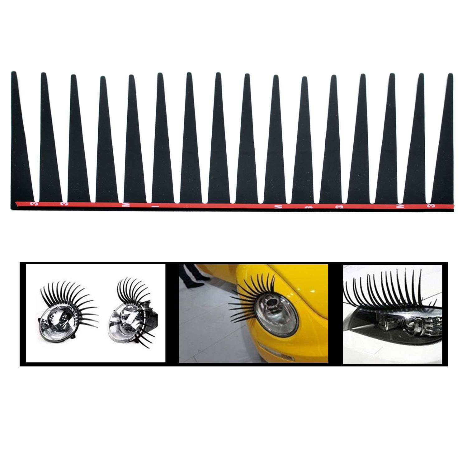 Incutex 2er Set Scheinwerfer Wimpern Auto Wimpern für alle Autos Make-up für die Scheinwerfer Incutex 2er Set Scheinwerfer Wimpern Auto Wimpern für alle Autos Make-up für die Scheinwerfer von Incutex
