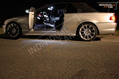 INDIVIDUALise your CAR Innenraumbeleuchtung SET für 3er E46 Cabrio (Cool-White) Kaltweiß von INDIVIDUALise your CAR