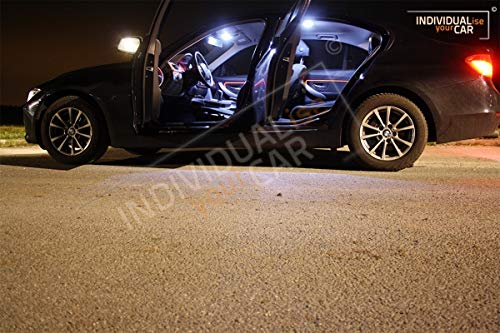 INDIVIDUALise your CAR Innenraumbeleuchtung SET für 3er F30 Limousine (Ohne Panoramadach, Cool-White) Kaltweiß von INDIVIDUALise your CAR