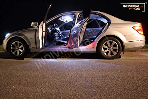 INDIVIDUALise your CAR Innenraumbeleuchtung SET für C Klasse Limousine W204 (Cool-White) Kaltweiß von INDIVIDUALise your CAR